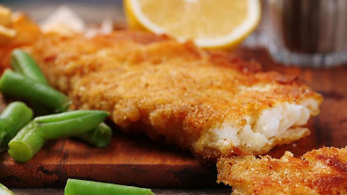 Filetes de Peixe Panados