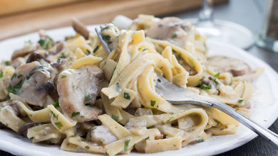 Tagliatelle com Cogumelos